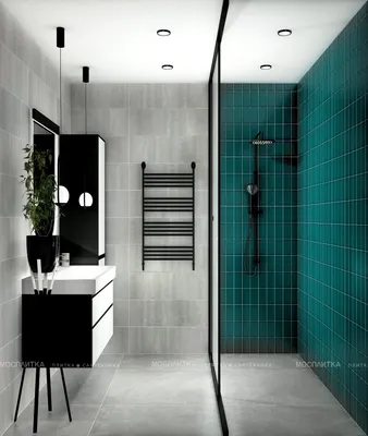 Фото ванной комнаты в зеленом цвете: 4K разрешение