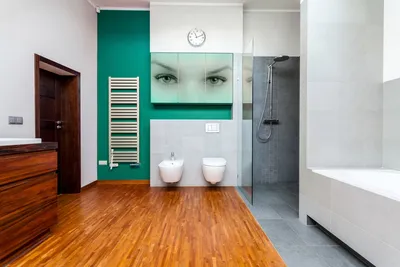 Фото ванной комнаты в зеленом цвете: свежий и яркий интерьер