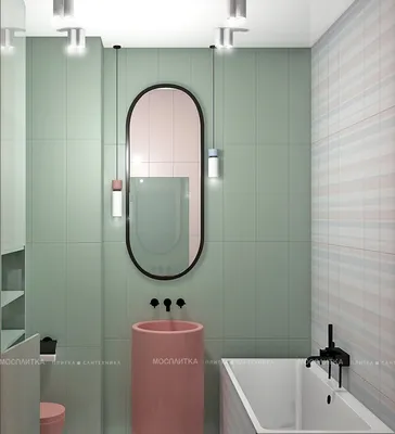 Фото ванной комнаты в зеленом цвете: уютный и спокойный дизайн