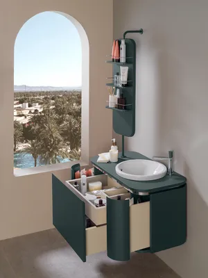 Идеи для ванной комнаты в зеленых тонах - фото вдохновение