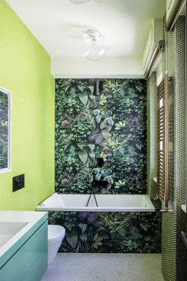 Зеленая ванная комната: фото, дизайн и уют