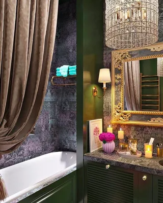 Зеленая ванная комната: фото, дизайн и комфорт