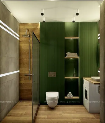 Фото ванной комнаты в зеленом цвете в формате WebP