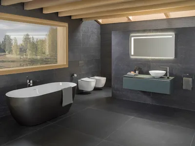 HD изображения ванной комнаты в зеленом стиле - бесплатно и в хорошем качестве