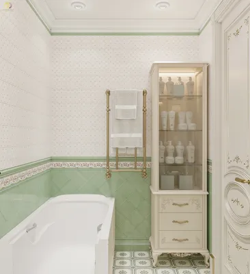 4K фото ванной комнаты в зеленом цвете - бесплатно и в хорошем качестве