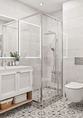 Фото ванной комнаты в светлых тонах: выбор изображения в 4K