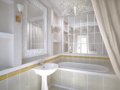 Фото ванной комнаты в светлых тонах: выбор изображения в формате для скачивания