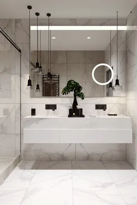 Фото ванной комнаты в светлых тонах