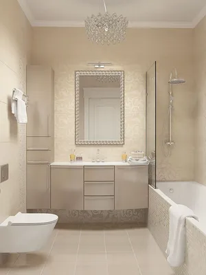 Картинки ванной комнаты в светлых тонах