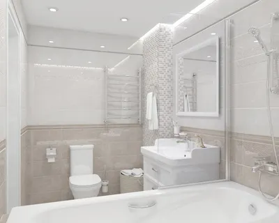 Ванная комната с акцентом на природные материалы и светлые цвета