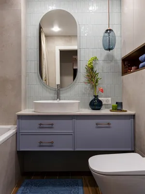 Ванная комната с использованием керамической плитки