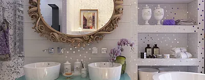 Ванная комната с дизайном в стиле лофт