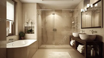 Фото ванной комнаты с зеркалами