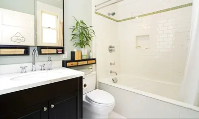 Фото ванной комнаты с туалетом в HD