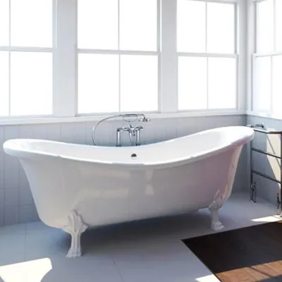 Картинка ванной комнаты с ванной на ножках в формате JPG
