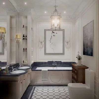 Классический стиль в ванной комнате: фото идеи для вашего стиля