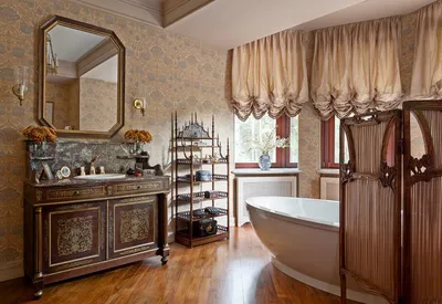 Фотографии ванных комнат в классическом стиле