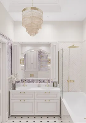 HD фото ванных комнат в классическом стиле