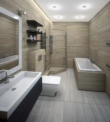 Ванные комнаты в стиле хай тек: фото и современный дизайн