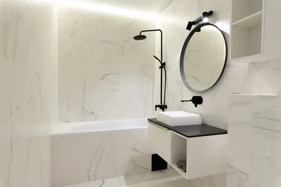 Ванные комнаты в стиле хай тек: фото и инновационные решения