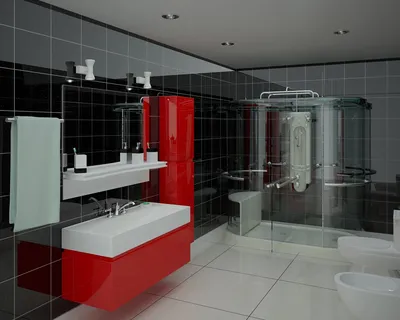 Ванные комнаты в стиле хай тек: фото и современный стиль
