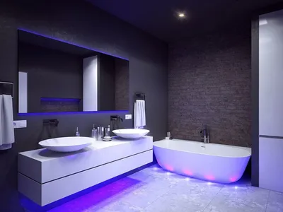 Фото ванных комнат в стиле хай тек: скачать бесплатно в разных форматах
