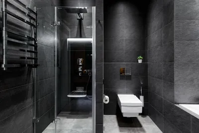 Ванные комнаты в стиле хай тек: фото и дизайн