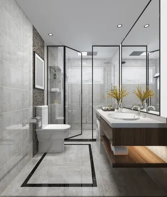 Интерьер ванных комнат в стиле хай тек: фото и вдохновение