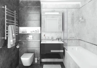 Фото ванных комнат, где технологии и дизайн соединяются