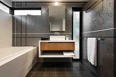 Современные ванные комнаты в стиле хай тек: фото и идеи