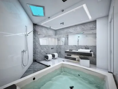 Фото ванных комнат в стиле хай тек 2024 в формате png