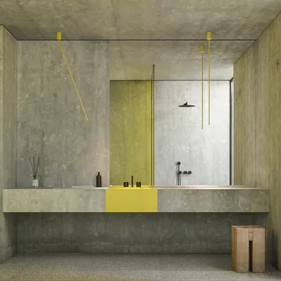 Full HD арт изображения ванных комнат в стиле хай тек