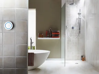 Арт HD фото ванных комнат в стиле хай тек