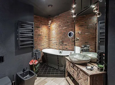 Фото ванных комнат в стиле лофт: выберите размер и формат для скачивания