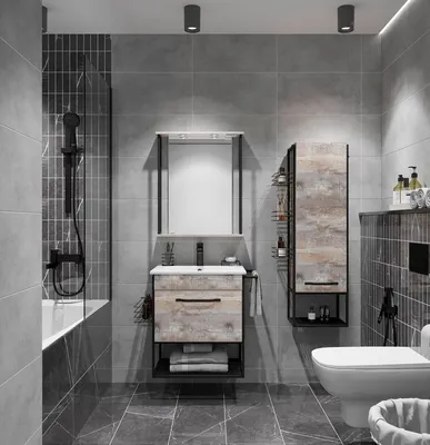 Фото ванных комнат в стиле лофт: качественные картинки для скачивания