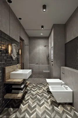 Ванные комнаты в стиле лофт: современные решения интерьера