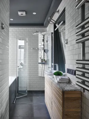 Фото 2024 ванных комнат в стиле лофт - Instagram
