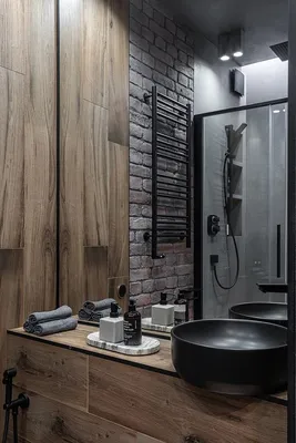 Фото ванных комнат в стиле лофт: стильные и функциональные решения