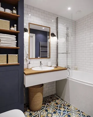 Изображения ванных комнат с плиткой в минималистическом дизайне