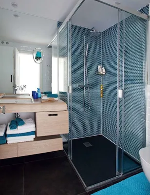 Фотографии ванной комнаты с душевой кабиной в HD качестве