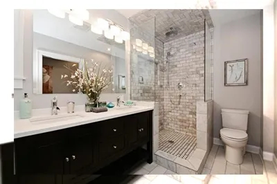Картинки ванной комнаты с душевой кабиной в Full HD
