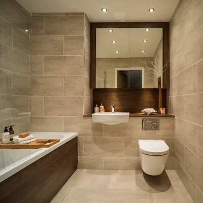 Ванные комнаты в бежевых тонах: элегантность и стиль в каждой детали интерьера