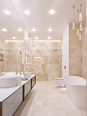 Фото ванных комнат в бежевых тонах: идеи для ремонта и декора.