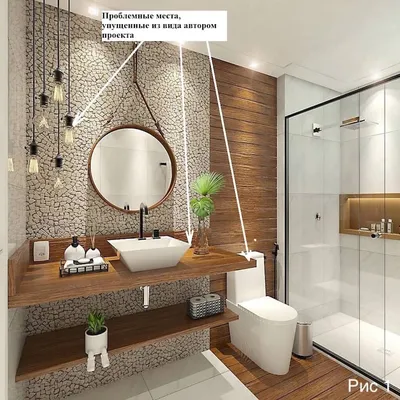 Ванная комната с встроенной ванной: фото примеры