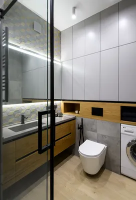 Фото ванной комнаты в стиле скандинавского дизайна