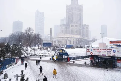 14. Зимний пейзаж Варшавы: Изображения для скачивания в JPG