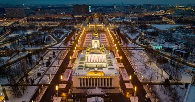 Зимний восторг на ВДНХ: скачайте красивые фотографии в нужном формате