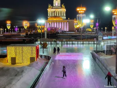 Морозное вдохновение: ВДНХ зимой в различных размерах