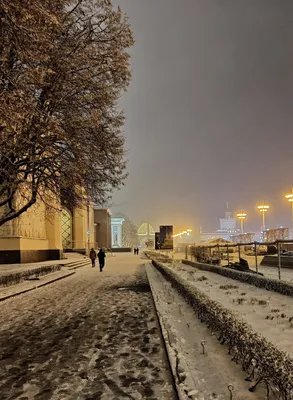 Зимние краски ВДНХ: фотографии для загрузки в любом размере