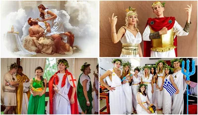 Изображения с греческой тематикой: HD вечеринка в полном разгаре